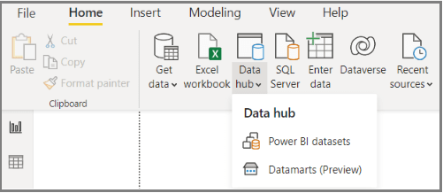 data hub_power bi_desktop_datasets_clean data