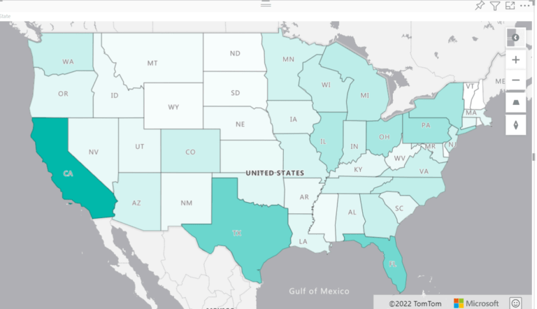 azure maps_filled visual_colored in_power bi_july 22